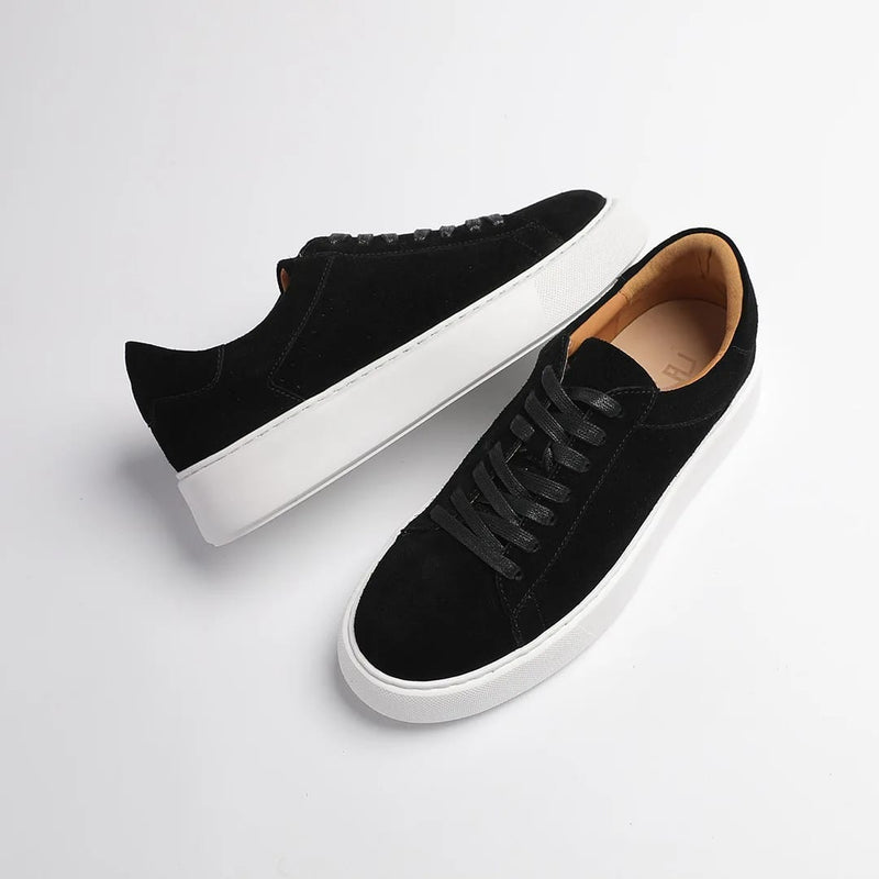 Baskets en cuir suédé pour homme