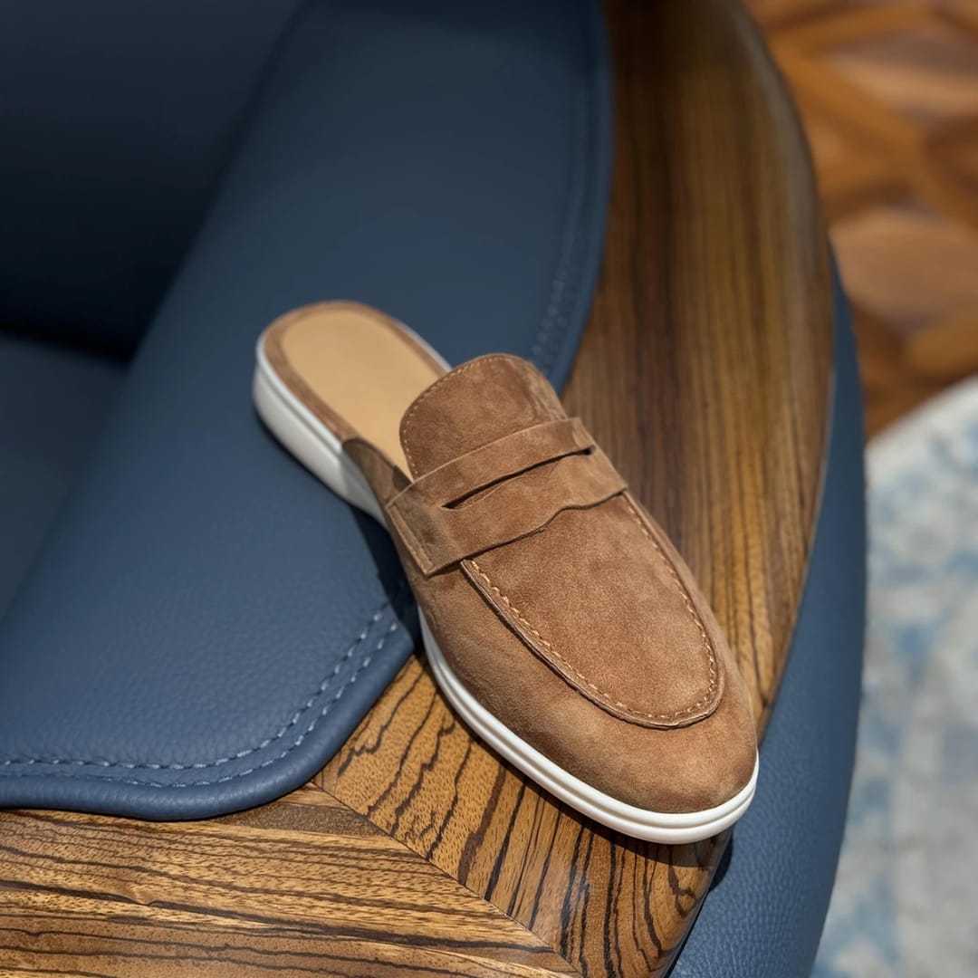 Mocassin homme en cuir véritable