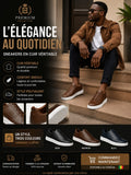 Chaussure oxford pour homme en cuir véritable